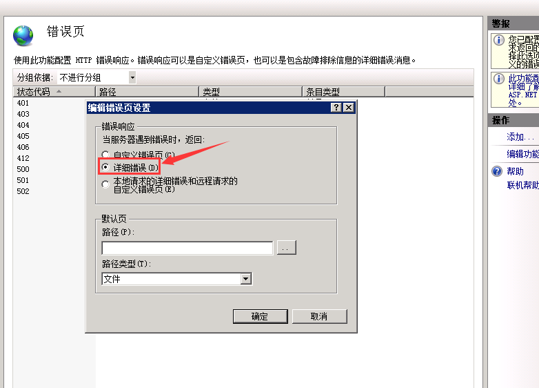 如何設置IIS網(wǎng)站輸出詳細錯誤？