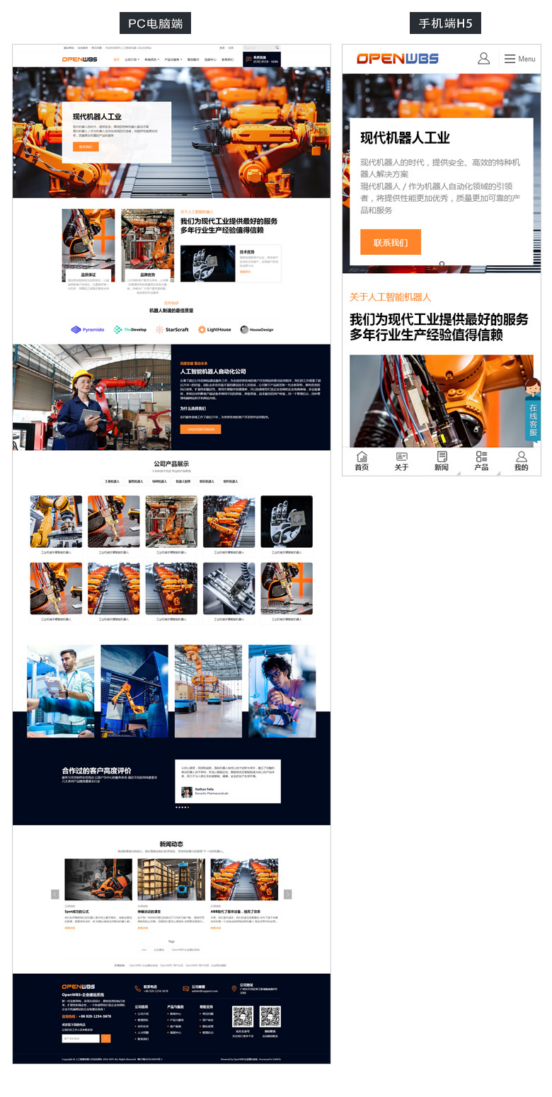 人工智能工業自動化網站